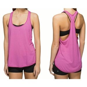 Lululemon 105F Singlet Striped Tank